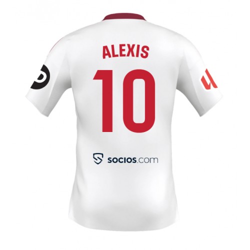 Stroje piłkarskie Sevilla Alexis Sanchez #10 Koszulka Podstawowej 2025-26 Krótki Rękaw